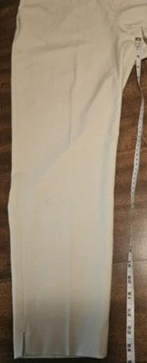 Banana Republic Straight Leg Ankle Taper Hayden Pants Womens 14P High Rise Beige - Picture 8 of 8